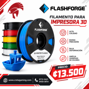 Filamento para impresora 3D - FLASHFORGE