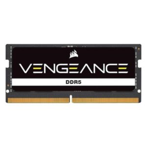 MEMORIA RAM LAPTOP CORSAIR VENGEANCE 16 GB DDR5 5600 MHZ CL48 1.10 V CMSX16GX5M1A5600C48 NEGRO