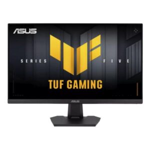 MONITOR GAMING ASUS TUF VG249QM5F 24 PULG PLANO 1920X1080 FHD 260 HZ OC FAST IPS G SYNC COMPATIBLE FREESYNC PREMIUM HDMI DISPLAYPORT HDR10 ELMB SYNC ALTAVOCES 90LM0D91-B011I1 NEGRO