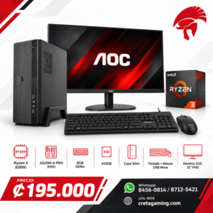 'Computadora con procesador AMD Ryzen 3 3200G